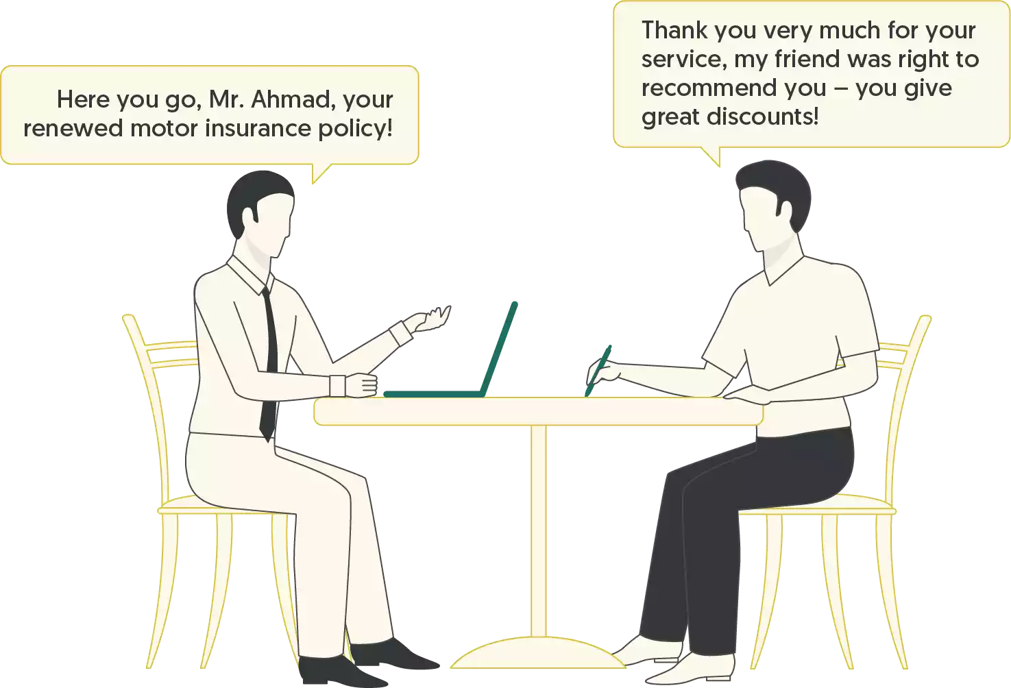 Conversation scenario